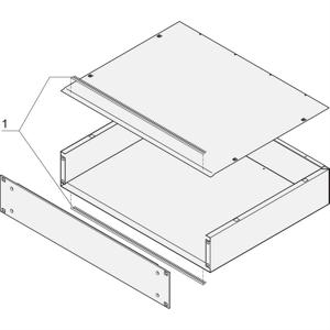 nVent SCHROFF 20860132 19 inch Afdichtingsset voor patchkast