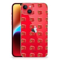 iPhone 14 Plus Siliconen Case Paprika Red