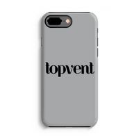 Topvent Grijs Zwart: iPhone 8 Plus Tough Case - thumbnail