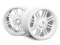 8 spoke wheel white (83x56mm/2pcs)