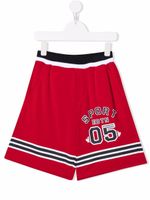 DSQUARED2 KIDS short de sport à imprimé Sport - Rouge