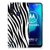 Motorola Moto G8 Power Lite TPU Hoesje Zebra - thumbnail