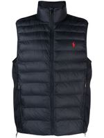 Polo Ralph Lauren gilet matelassé Terra à fermeture zippée - Bleu - thumbnail