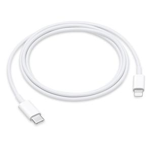 Apple Apple iPad/iPhone/iPod Aansluitkabel [1x USB-C stekker - 1x Lightning] 1.00 m Wit