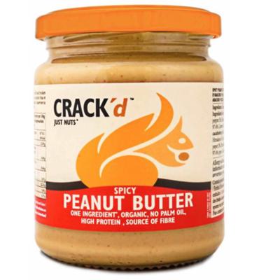 Crack'd Crack'd Pindakaas Spicy Organic Bio (250g) Crack'd Crack'd Pindakaas Spicy Organic Bio (250g)