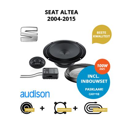 Premium speakers voor Seat Altea 2004-2015 - Voordeuren Premium speakers voor Seat Altea 2004-2015 - Voordeuren