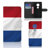 Motorola Moto G7 Play Bookstyle Case Nederlandse Vlag