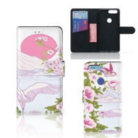 OnePlus 5T Telefoonhoesje met Pasjes Bird Standing