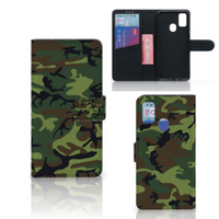 Samsung Galaxy M21 | M30s Telefoon Hoesje Army Dark