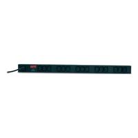 APC Rack PDU - AP9568 - Stroomverdeling (Basic, verticale montage, 10A, 230V, 15 uitgangen C13, IEC C14)