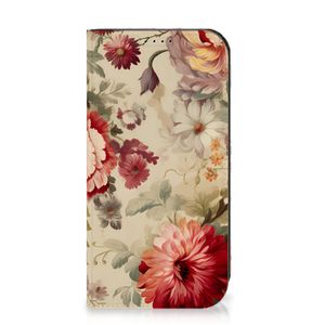 Smart Cover voor iPhone 15 Pro Bloemen