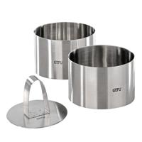 Gefu 12160 Dessert en Starter Ringen Set van 2