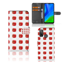 Huawei P Smart 2020 Book Cover Paprika Red