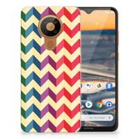 Nokia 5.3 TPU bumper Zigzag Multi Color - thumbnail