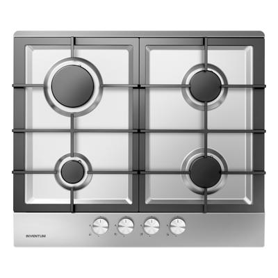 Inventum IKG6023GRVS kookplaat Zwart, Roestvrijstaal Ingebouwd Gaskookplaat 4 zone(s) Inventum IKG6023GRVS kookplaat Zwart, Roestvrijstaal Ingebouwd Gaskookplaat 4 zone(s)