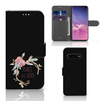 Samsung Galaxy S10 Plus Leuk Hoesje Boho Text - thumbnail