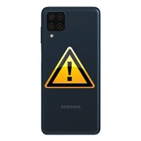 Samsung Galaxy M12 Batterijdeksel Reparatie - Zwart - thumbnail