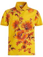 ETRO polo à fleurs - Jaune