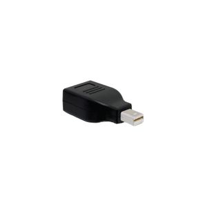 DeLOCK 65238 tussenstuk voor kabels mini Displayport 1.2 Displayport Zwart