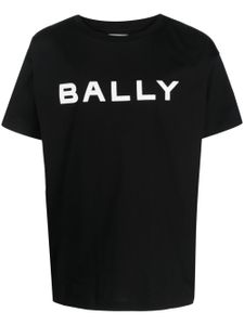 Bally t-shirt en coton biologique à logo imprimé - Noir