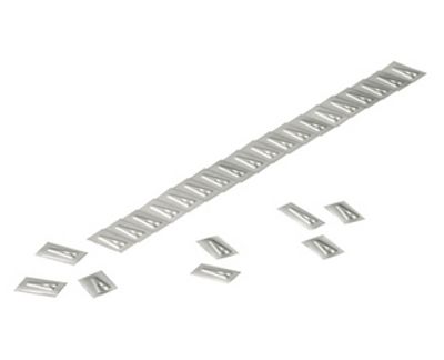Weidmüller WSM 10 M Bedrukte RVS markering Opdruk M 1712501661