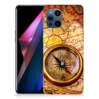 OPPO Find X3 | X3 Pro Siliconen Back Cover Kompas - thumbnail