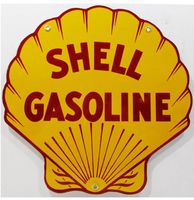 Shell Emaille Bord 12" / 30 cm - thumbnail