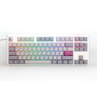 Ducky One 3 Mist Grey TKL toetsenbord RGB led, Double-shot PBT, Hot-swappable, QUACK Mechanics, 80% - thumbnail