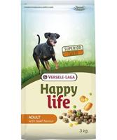 3 KG Happy life adult beef superior hondenvoer