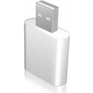 ICY BOX USB A/2 x 3.5mm USB A 2 x 3.5mm Zilver