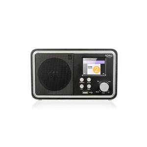 Xoro HMT 300 V2 Internetradio Internet Bluetooth, USB, WiFi, Internetradio Acculaadfunctie, Incl. afstandsbediening, Spotify, Wekfunctie Zwart