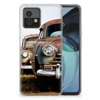 Motorola Moto G72 Siliconen Hoesje met foto Vintage Auto - thumbnail