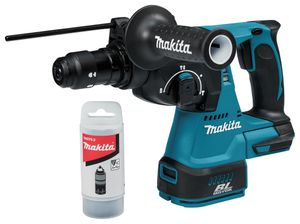 Makita DHR243Z 18 Volt combihamer met verwisselbare boorkop | zonder accu&apos;s en lader en koffer - DHR243Z