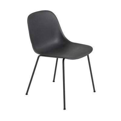 Muuto Fiber Side eetkamerstoel zwart
