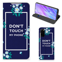 Samsung Galaxy S20 Design Case Flowers Blue DTMP - thumbnail