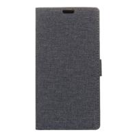 Shop4 - Samsung Galaxy S9 Plus Hoesje - Wallet Case Linnen Zwart