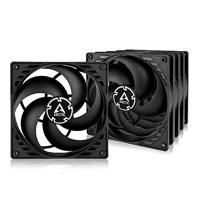 ARCTIC P14 (5 Stuk) - PC Fan, 140mm Fan, Ventilator met behuizing geoptimaliseerd voor statische druk, Hoge kwaliteit glijlager, Caseventilator, Computer, PC, 1700 rpm - Zwart