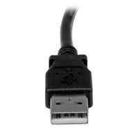 StarTech.com 2 m USB 2.0 A naar rechtshoekige B-kabel M/M - thumbnail