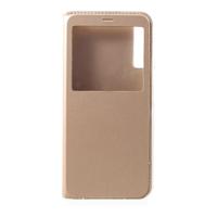 Shop4 - Samsung Galaxy A7 (2018) Hoesje - Window View Case Goud