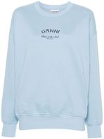 GANNI sweat Isoli - Bleu