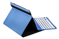 SilverHT 19142 Toetsenbord voor mobiele QWERTY Zwart, Blauw, Wit Bluetooth - Toetsen voor mobiele apparaten (DDR4-Universeel, Zwart, Blauw, Wit, 25,6 cm (10.1 inch), Bluetooth, 55 h)