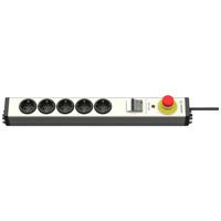 Ehmann 0873x00052035 Stopcontactsplitter Zilver, Zwart Randaarde stekker 1 stuk(s) - thumbnail