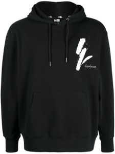 Yohji Yamamoto x New Era hoodie en coton à logo imprimé - Noir