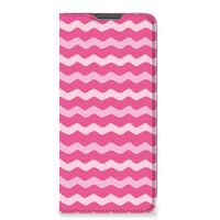 Xiaomi Redmi Note 11 Pro Hoesje met Magneet Waves Pink