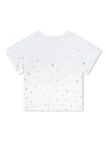 Givenchy Kids 4G-print metallic T-shirt - Blanc