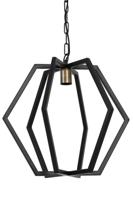 Bresca hanglamp mat zwart