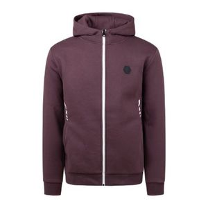 Cruyff - Forth Hooded Trainingsjack - Donkerrood