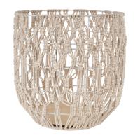 Mand macramé - naturel - ø36x36 cm