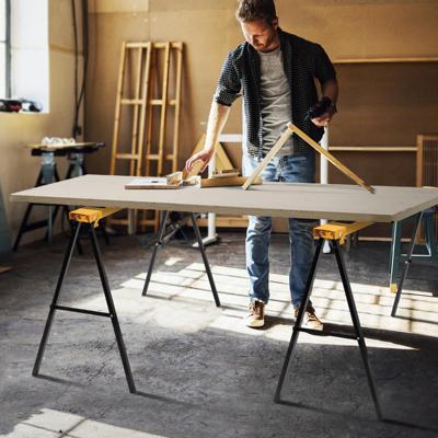 2 x Steigerschraag Werkbok Metaal Steunbok Belastbaar tot 275 KG Inklapbare Werkbokken Inklapbare Schraag met Handgreep Geel 2 x Steigerschraag Werkbok Metaal Steunbok Belastbaar tot 275 KG Inklapbare Werkbokken Inklapbare Schraag met Handgreep Geel