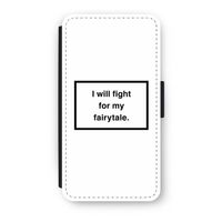 Fight for my fairytale: iPhone X Flip Hoesje